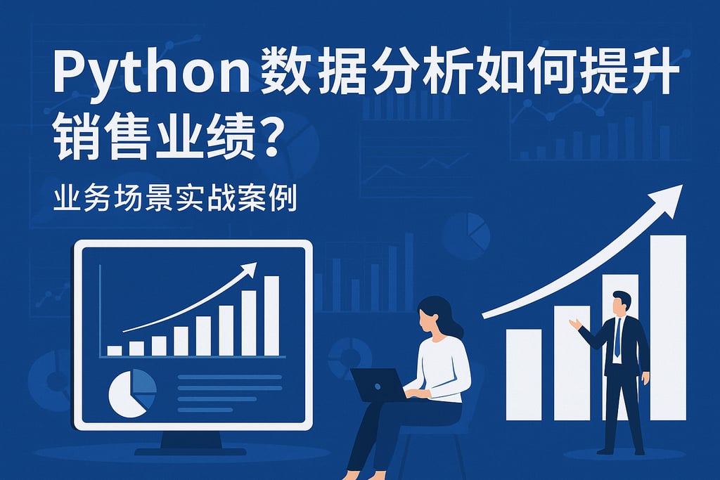 Python数据分析如何提升销售业绩？业务场景实战案例