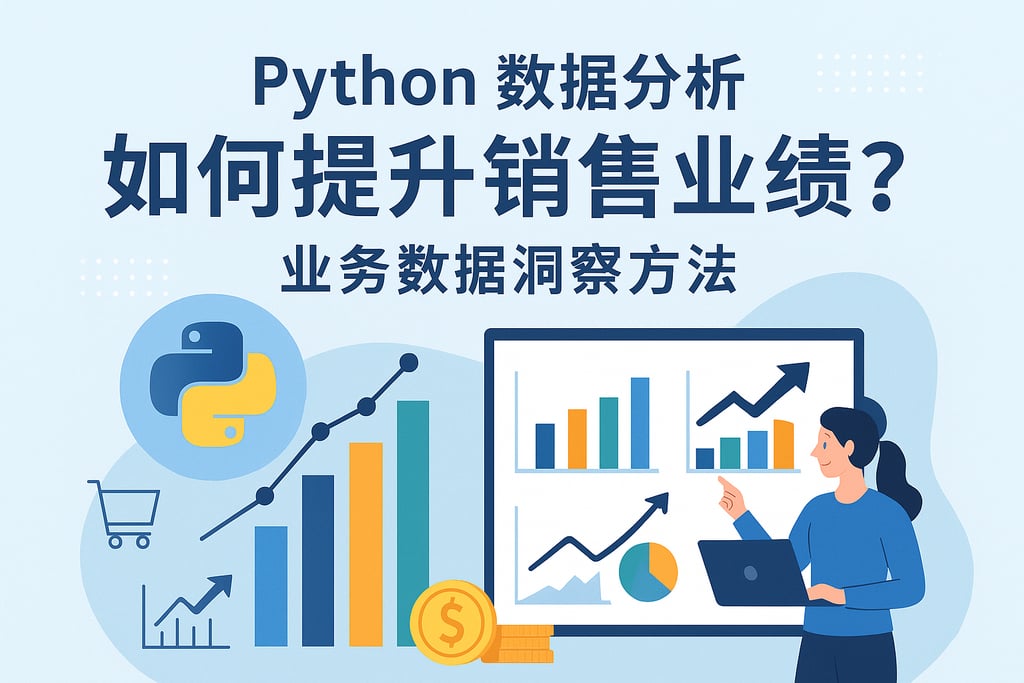 Python数据分析如何提升销售业绩？业务数据洞察方法