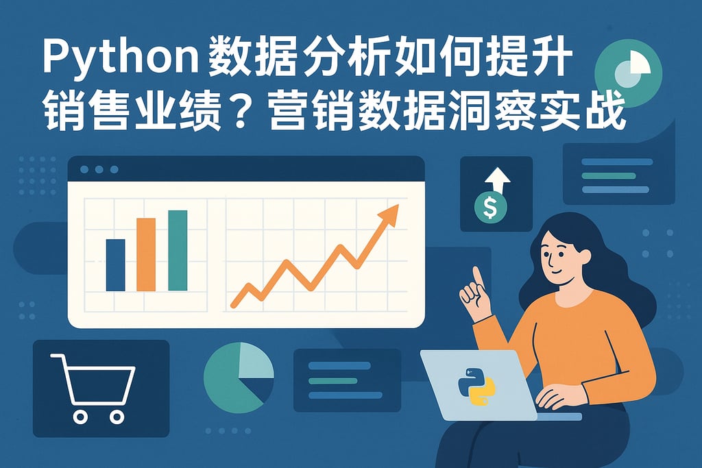 Python数据分析如何提升销售业绩？营销数据洞察实战