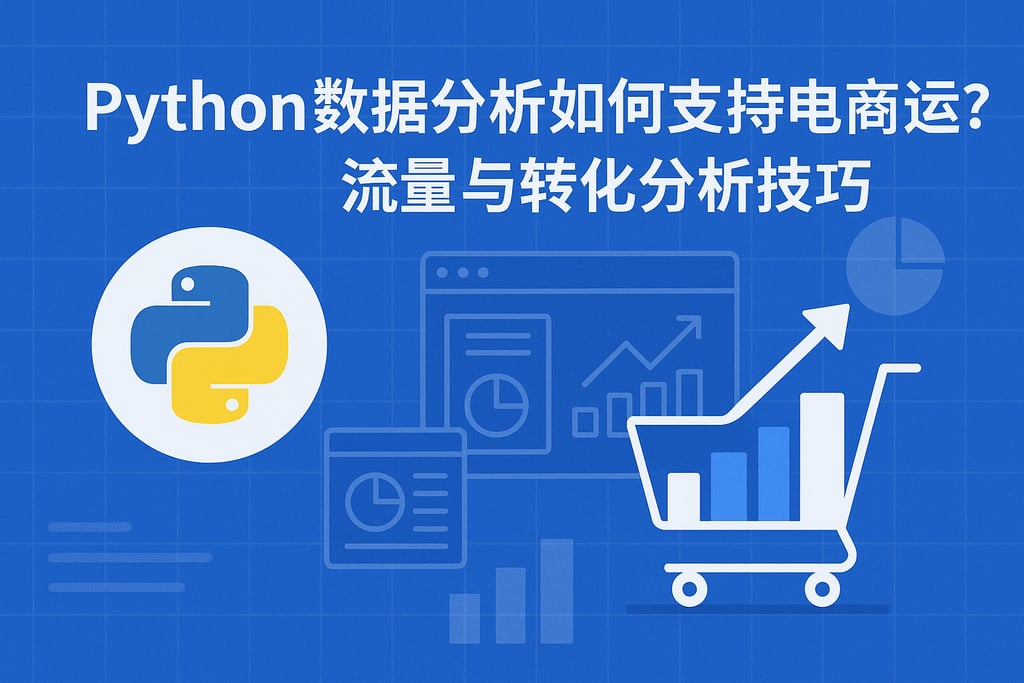 Python数据分析如何支持电商运营？流量与转化分析技巧