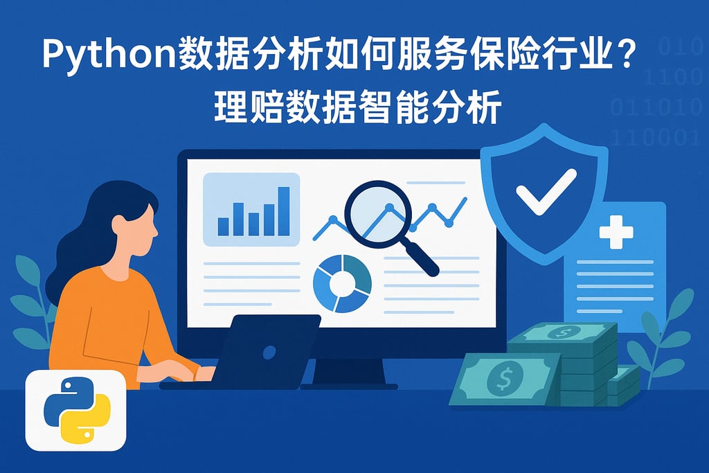 Python数据分析如何服务保险行业？理赔数据智能分析