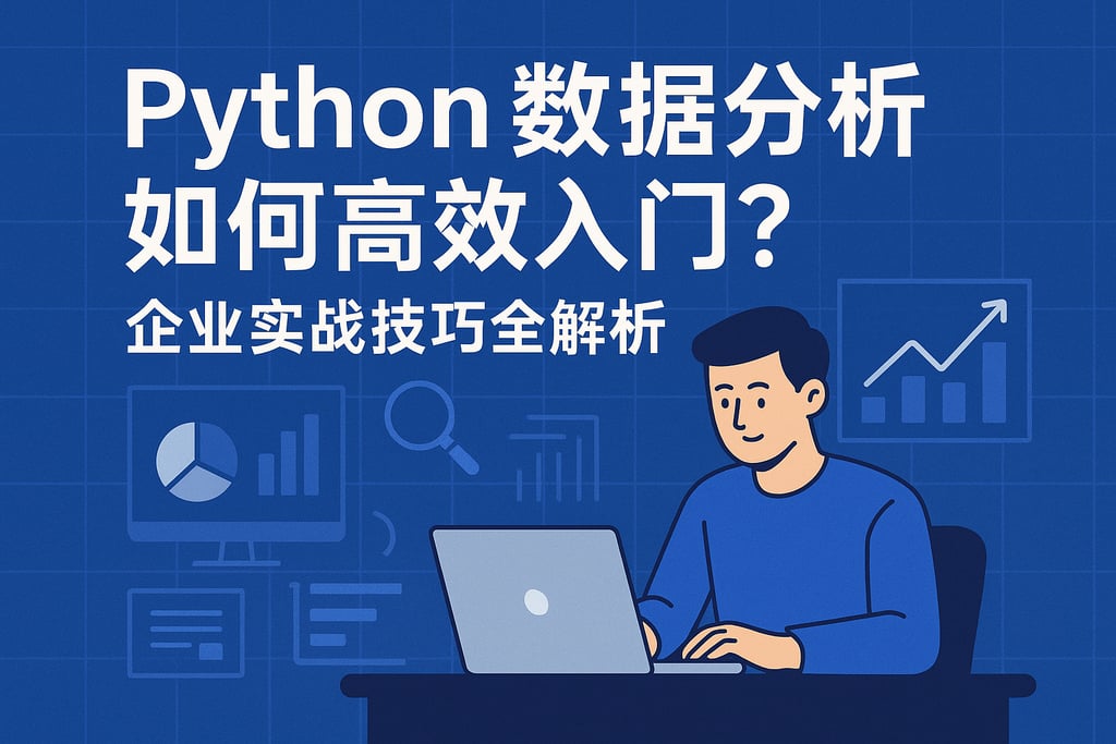 Python数据分析如何高效入门？企业实战技巧全解析