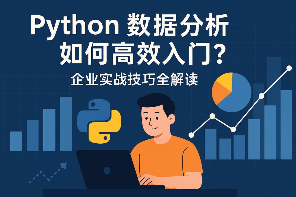 Python数据分析如何高效入门？企业实战技巧全解读