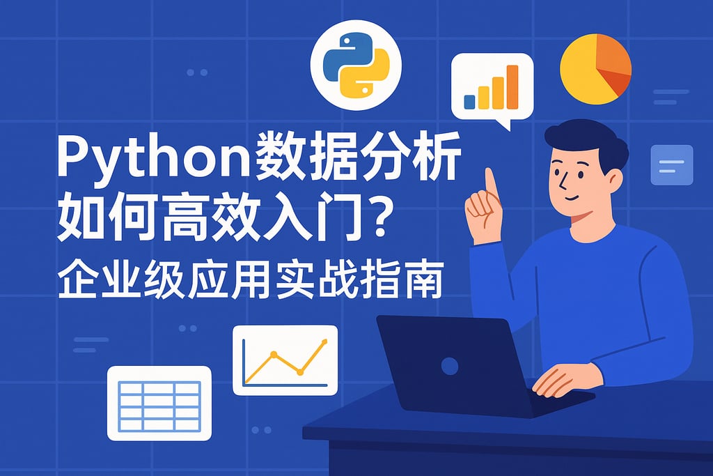 Python数据分析如何高效入门？企业级应用实战指南
