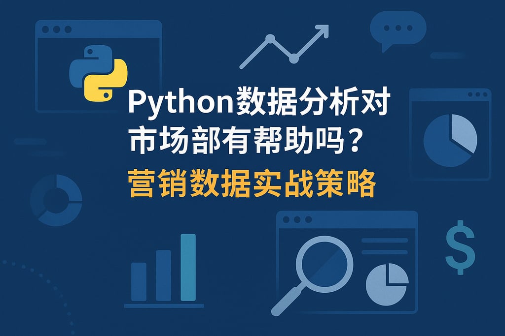 Python数据分析对市场部有帮助吗？营销数据实战策略