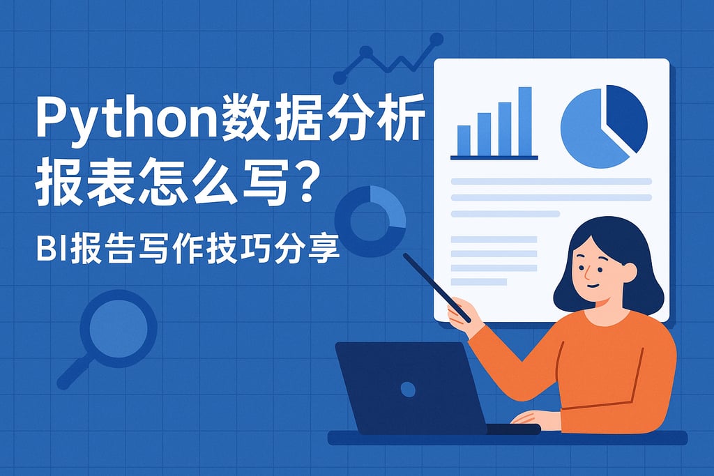 Python数据分析报表怎么写？BI报告写作技巧分享