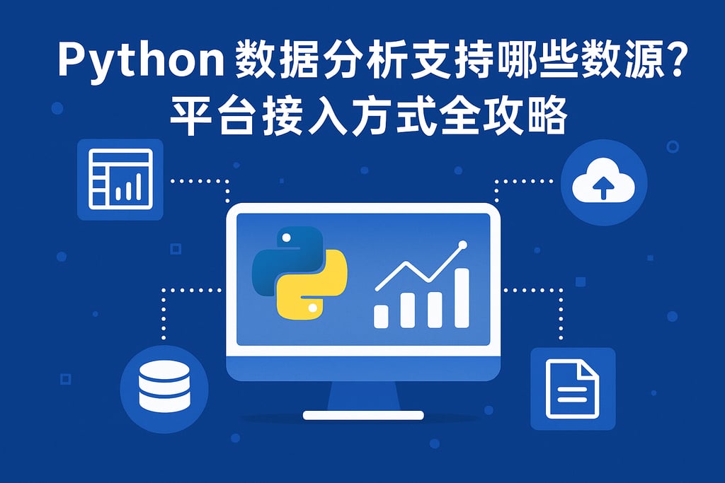 Python数据分析支持哪些数据源？平台接入方式全攻略