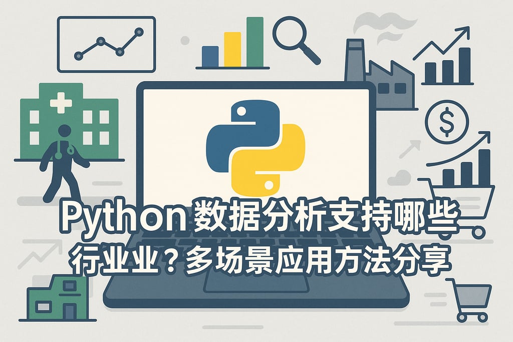 Python数据分析支持哪些行业？多场景应用方法分享
