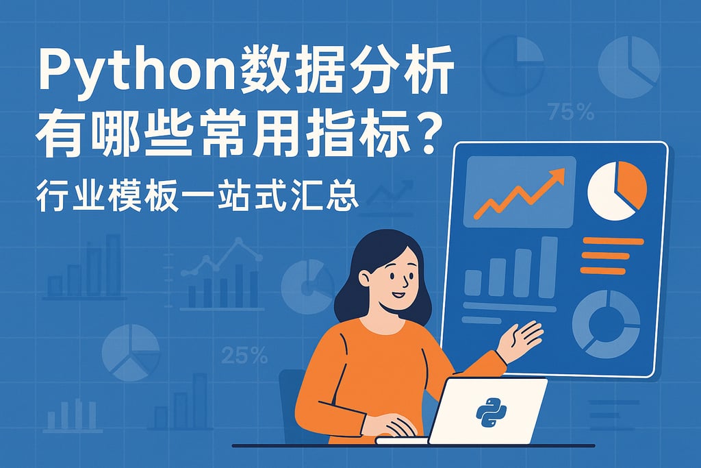 Python数据分析有哪些常用指标？行业模板一站式汇总