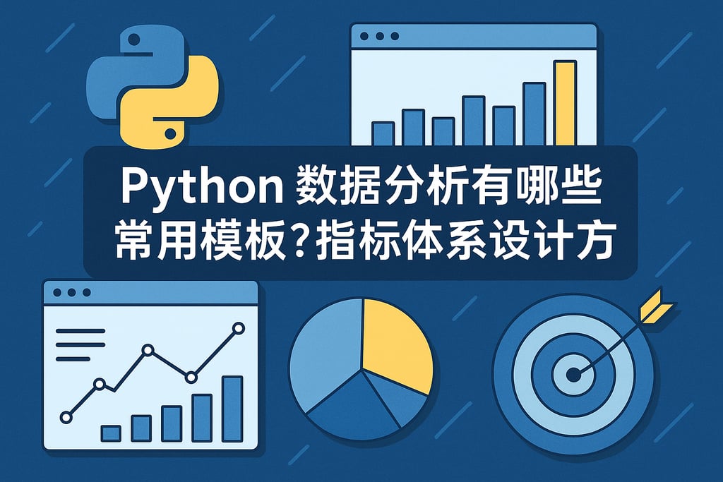 Python数据分析有哪些常用模板？指标体系设计方法