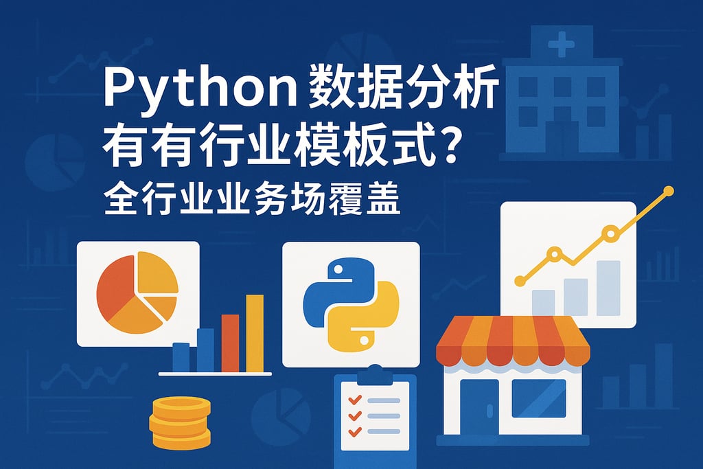 Python数据分析有哪些行业模板？全行业业务场景覆盖
