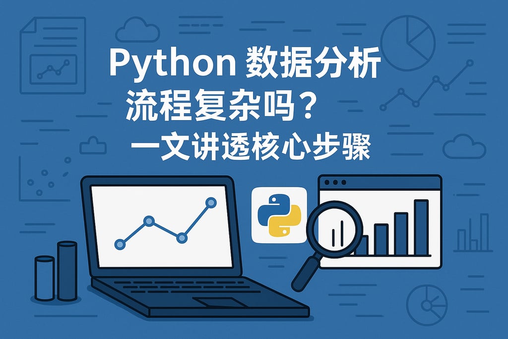 Python数据分析流程复杂吗？一文讲透核心步骤