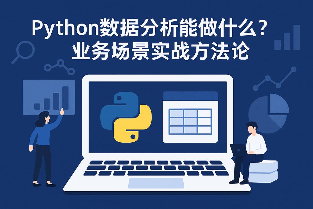 Python数据分析能做什么？业务场景实战方法论