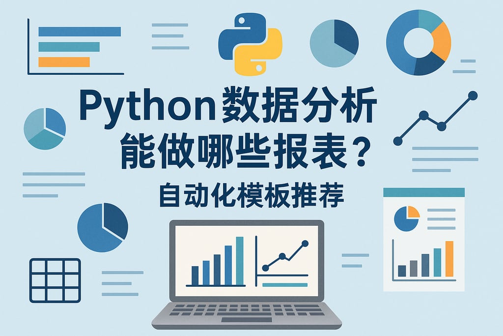 Python数据分析能做哪些报表？自动化模板推荐