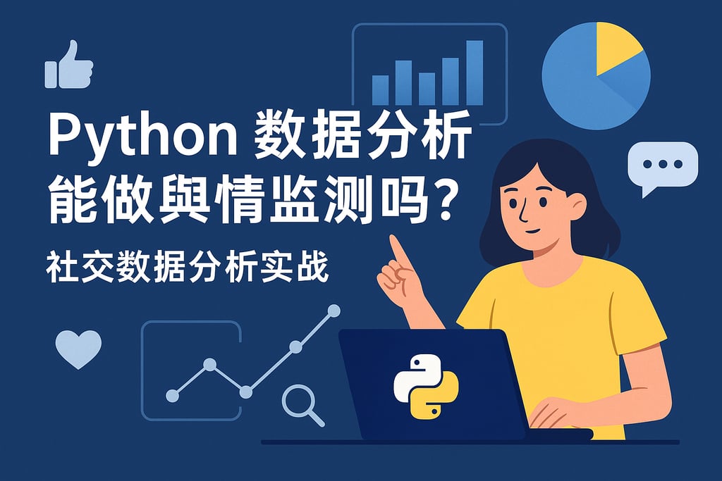 Python数据分析能做舆情监测吗？社交数据分析实战