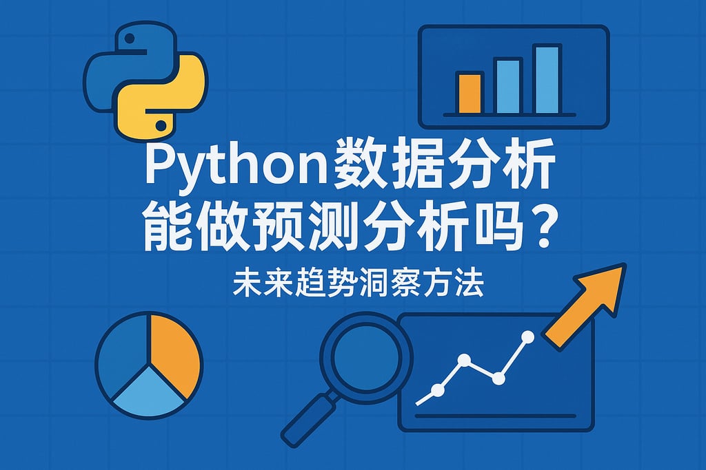 Python数据分析能做预测分析吗？未来趋势洞察方法