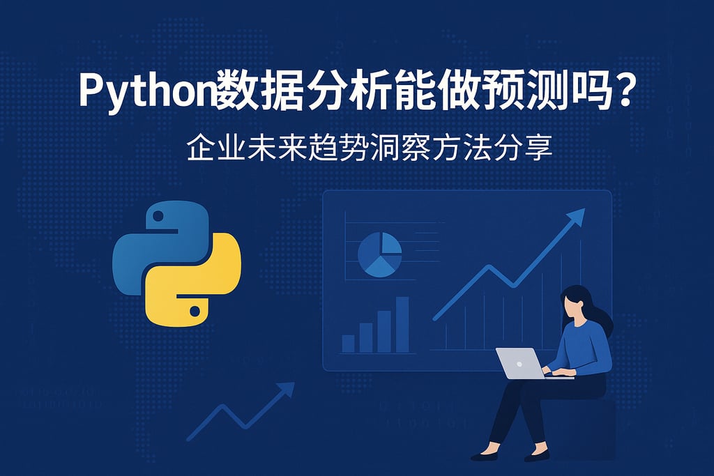 Python数据分析能做预测吗？企业未来趋势洞察方法分享。