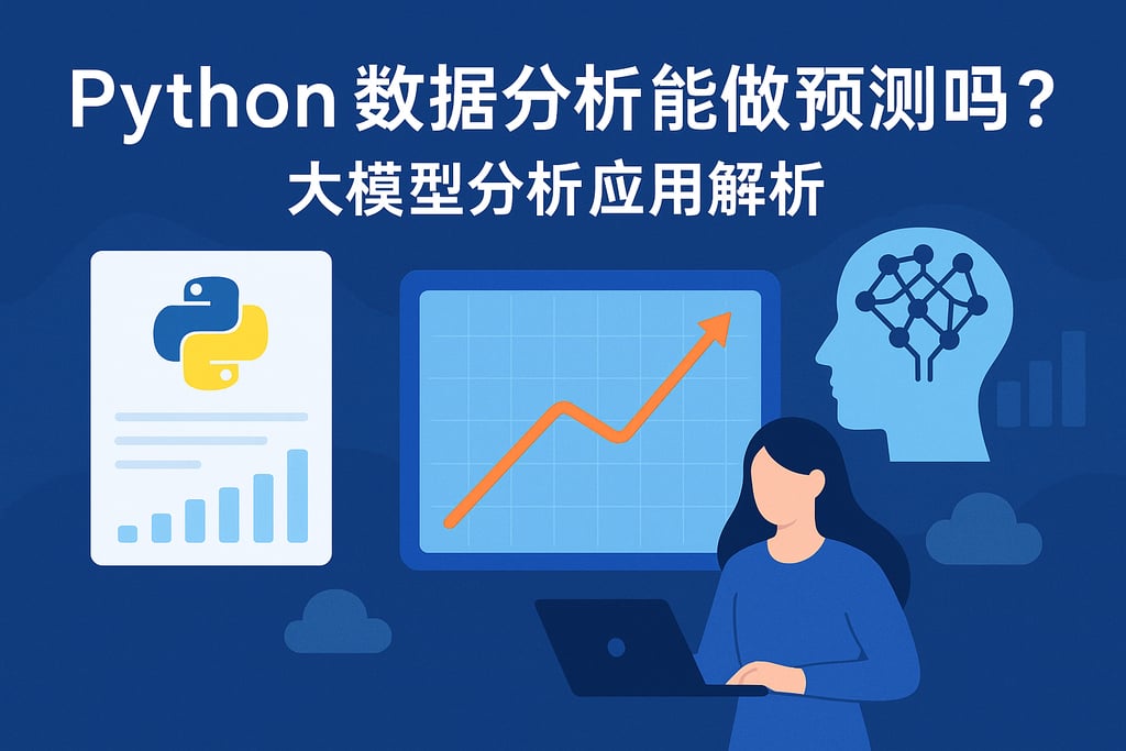 Python数据分析能做预测吗？大模型分析应用解析