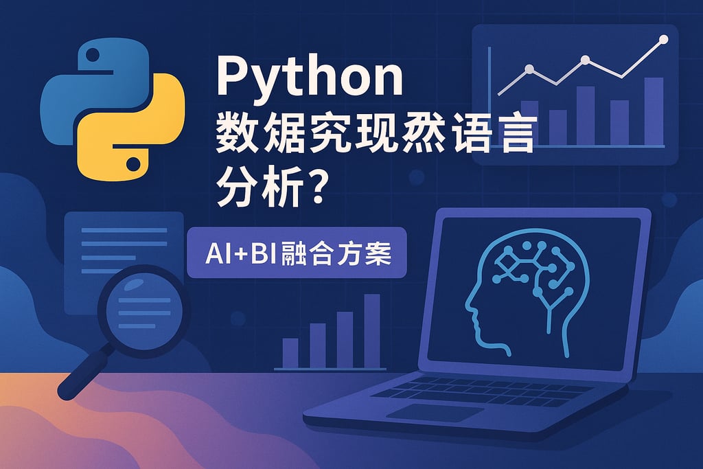 Python数据分析能否实现自然语言分析？AI+BI融合方案