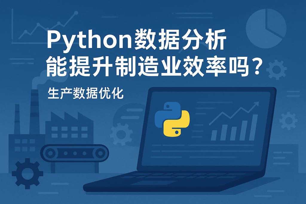 Python数据分析能提升制造业效率吗？生产数据优化