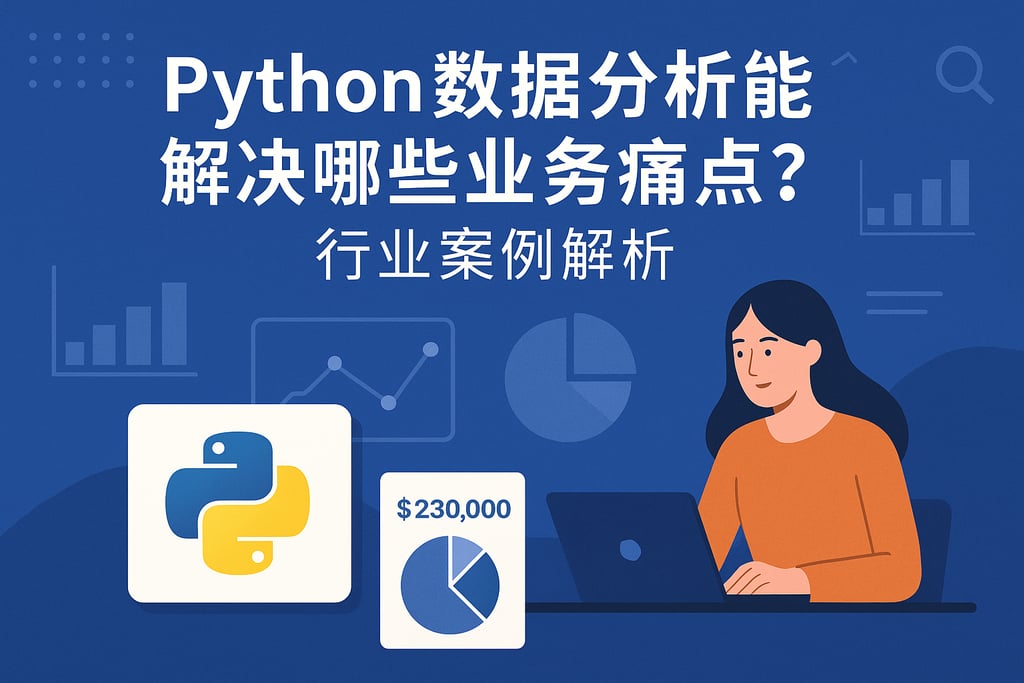 Python数据分析能解决哪些业务痛点？行业案例解析