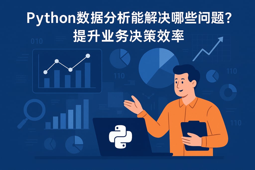 Python数据分析能解决哪些问题？提升业务决策效率
