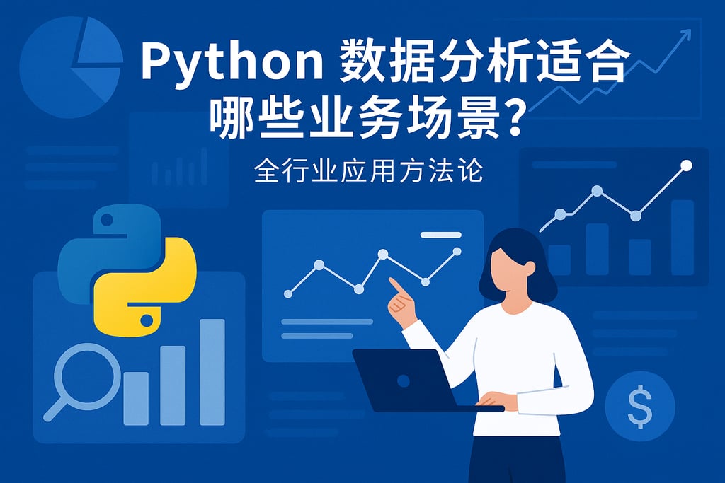 Python数据分析适合哪些业务场景？全行业应用方法论
