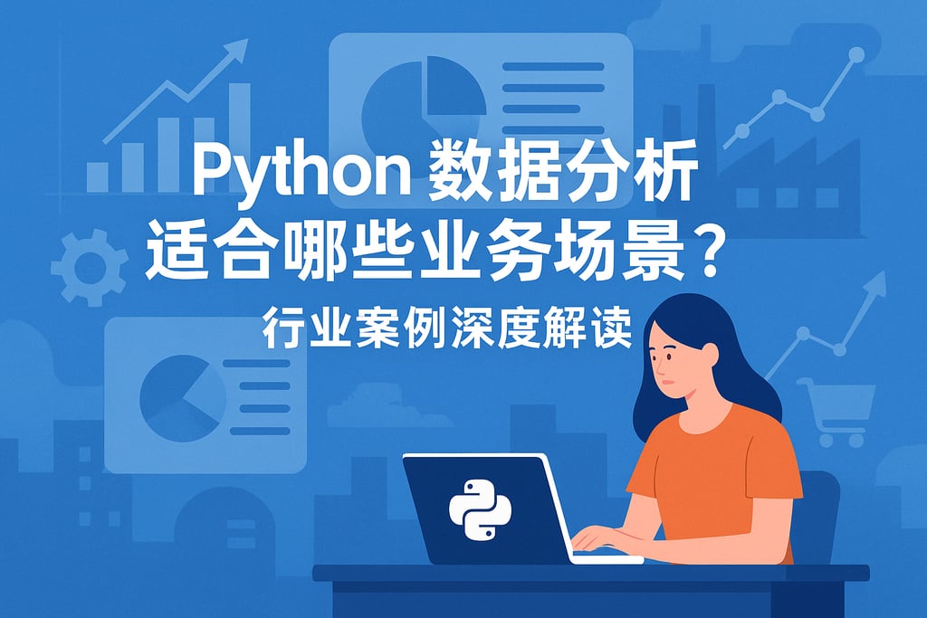 Python数据分析适合哪些业务场景？行业案例深度解读