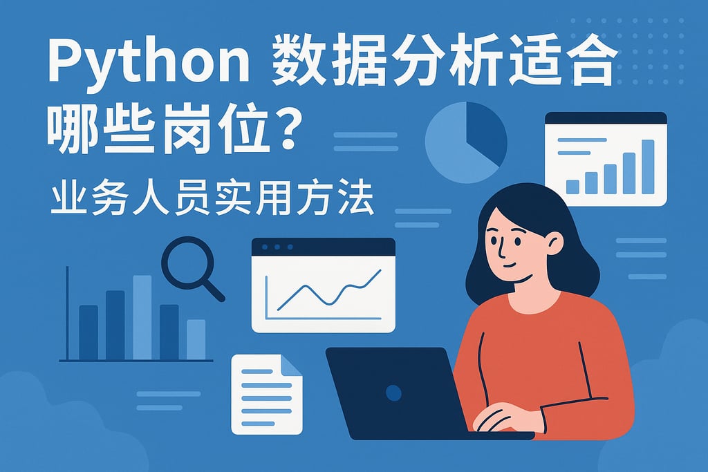 Python数据分析适合哪些岗位？业务人员实用方法