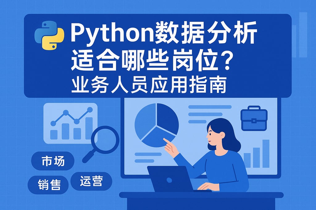 Python数据分析适合哪些岗位？业务人员应用指南