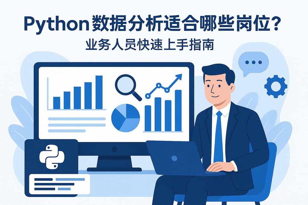 Python数据分析适合哪些岗位？业务人员快速上手指南