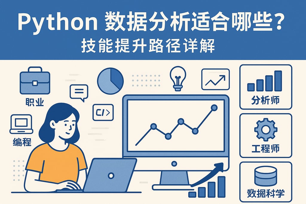 Python数据分析适合哪些岗位？技能提升路径详解