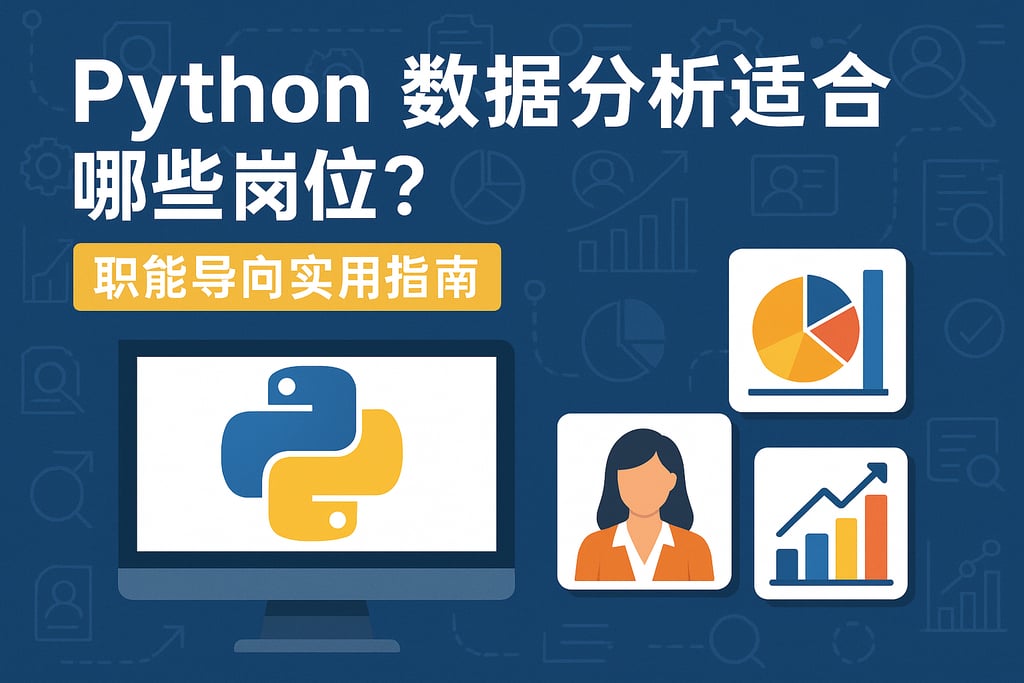 Python数据分析适合哪些岗位？职能导向实用指南