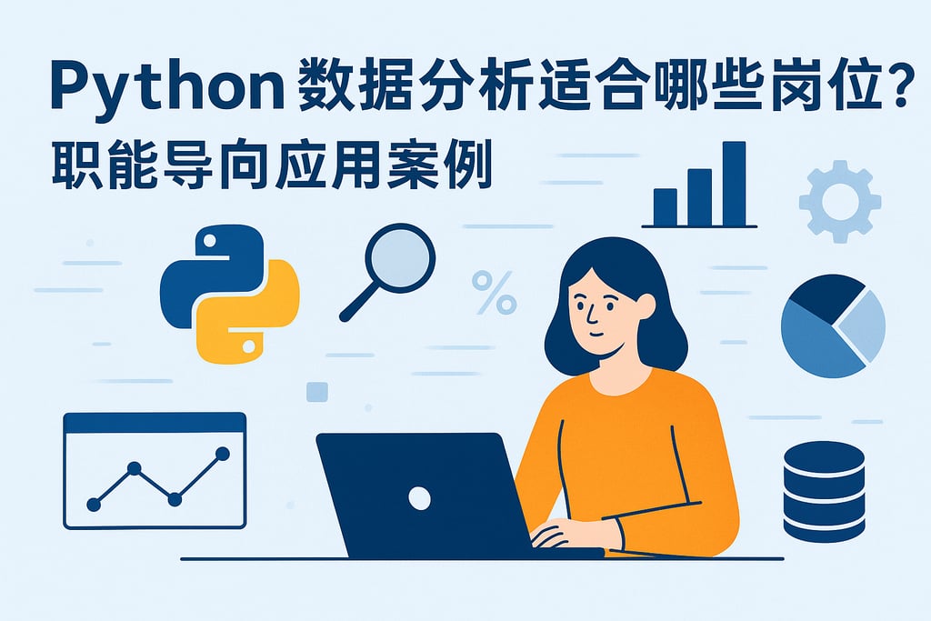 Python数据分析适合哪些岗位？职能导向应用案例