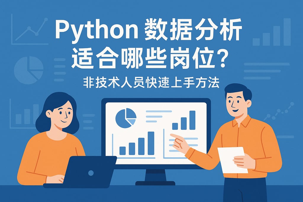 Python数据分析适合哪些岗位？非技术人员快速上手方法