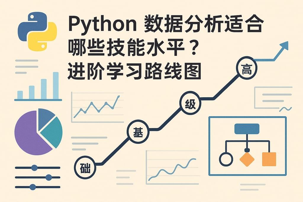 Python数据分析适合哪些技能水平？进阶学习路线图