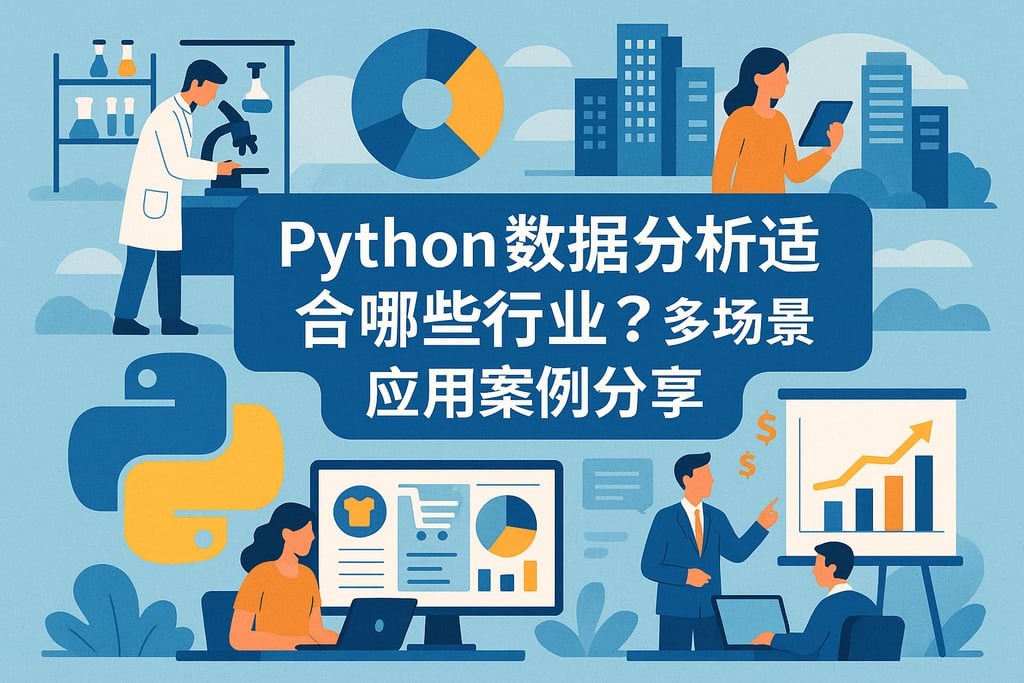 Python数据分析适合哪些行业？多场景应用案例分享