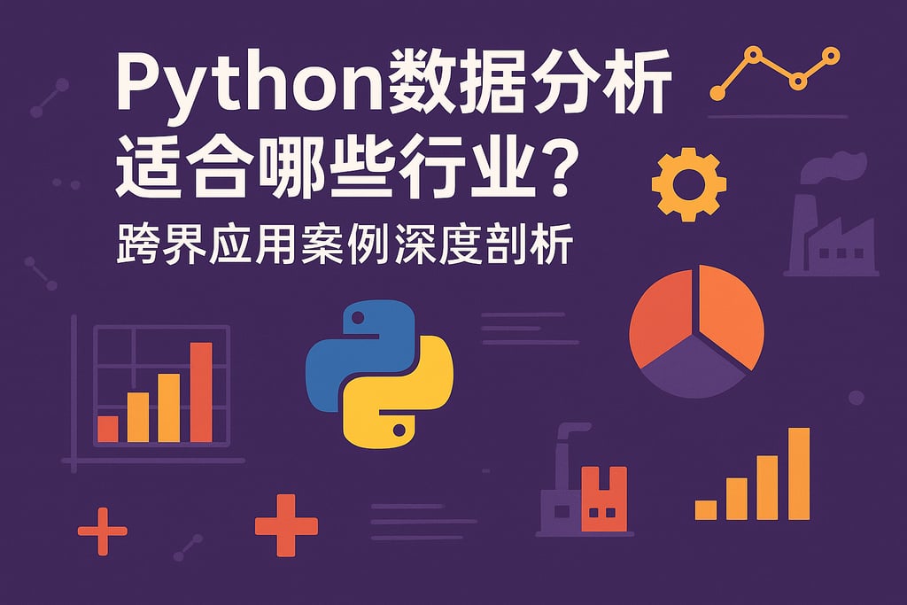 Python数据分析适合哪些行业？跨界应用案例深度剖析