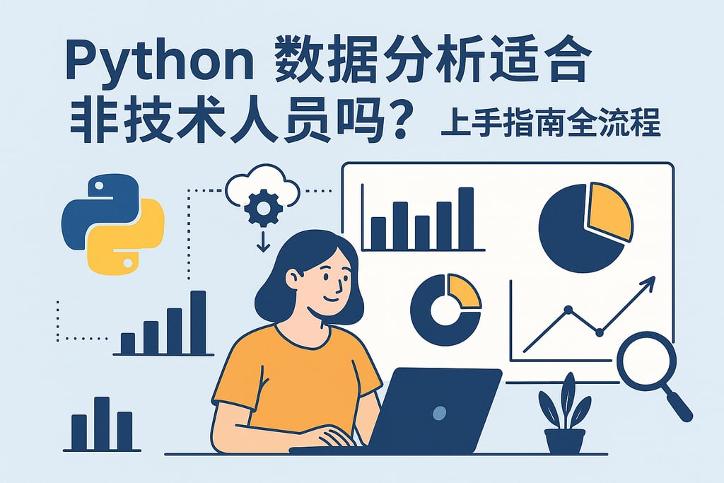 Python数据分析适合非技术人员吗？上手指南全流程