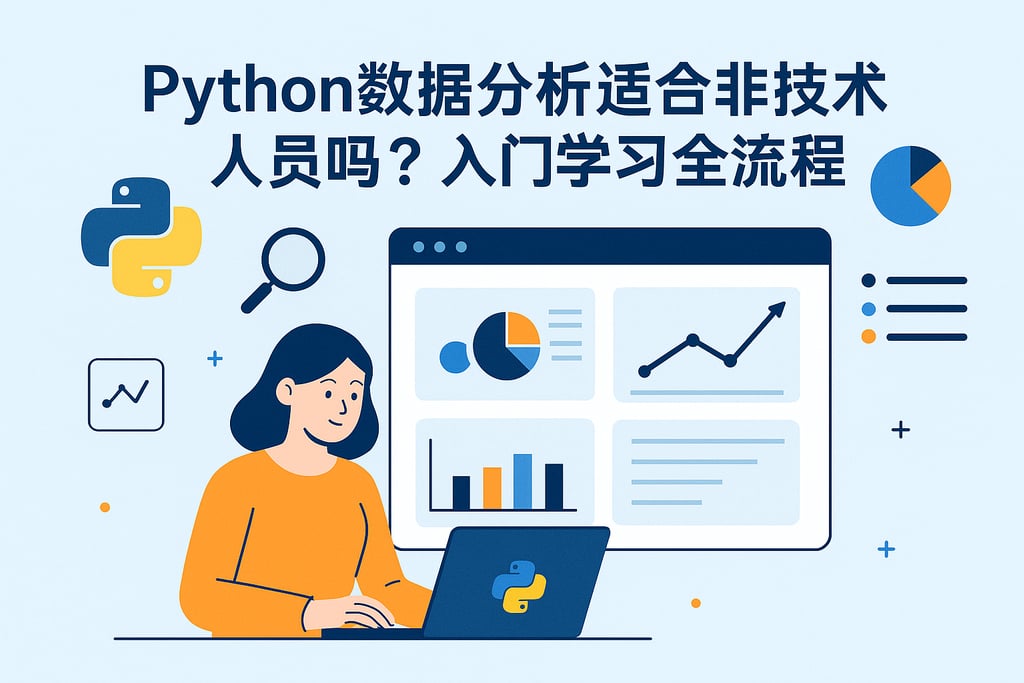 Python数据分析适合非技术人员吗？入门学习全流程