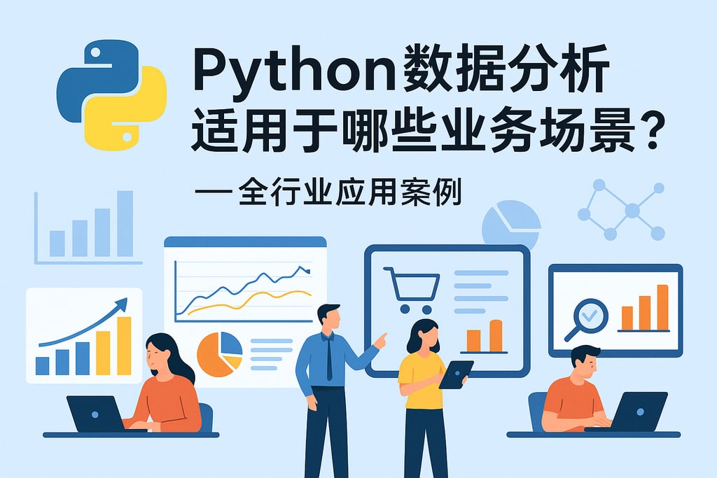 Python数据分析适用于哪些业务场景？全行业应用案例