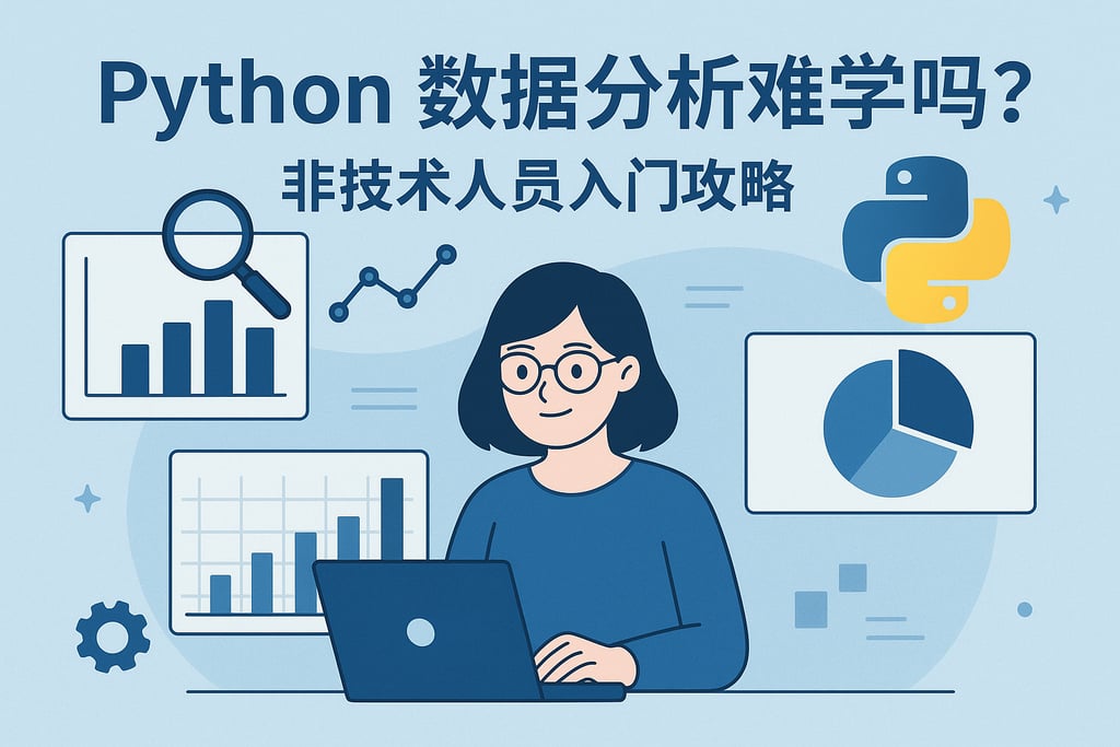 Python数据分析难学吗？非技术人员入门攻略
