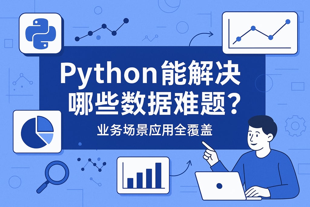 Python能解决哪些数据难题？业务场景应用全覆盖