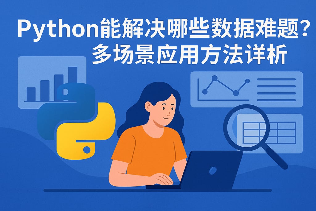 Python能解决哪些数据难题？多场景应用方法详析