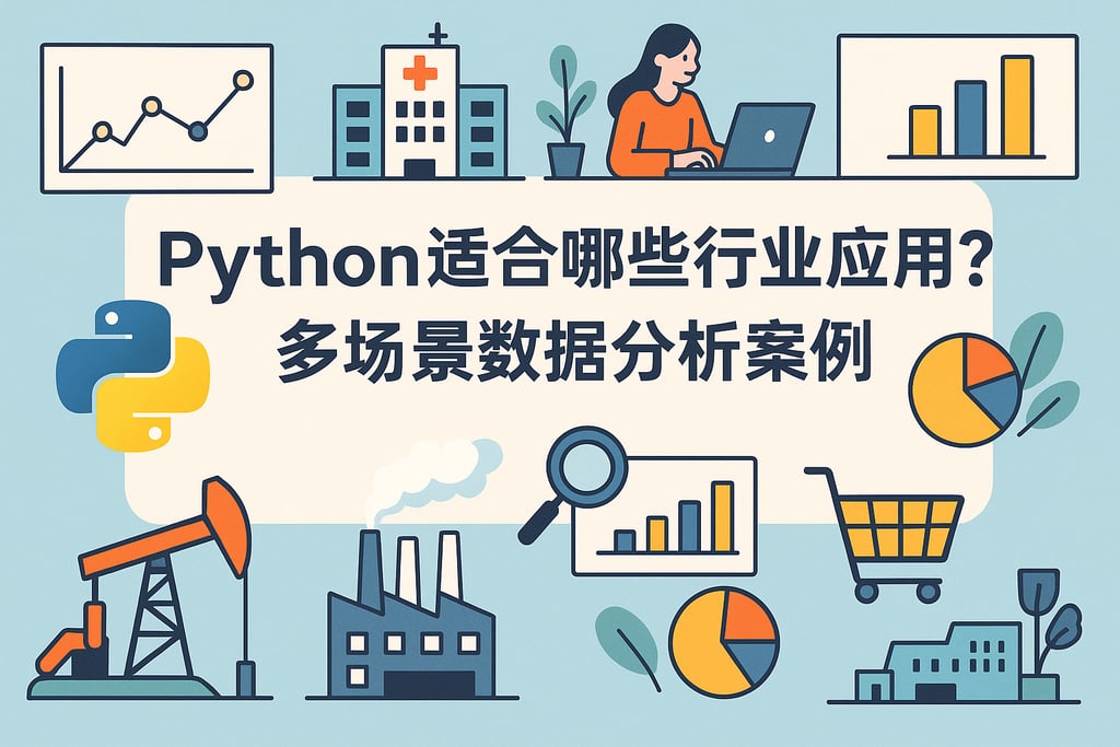 Python适合哪些行业应用？多场景数据分析案例