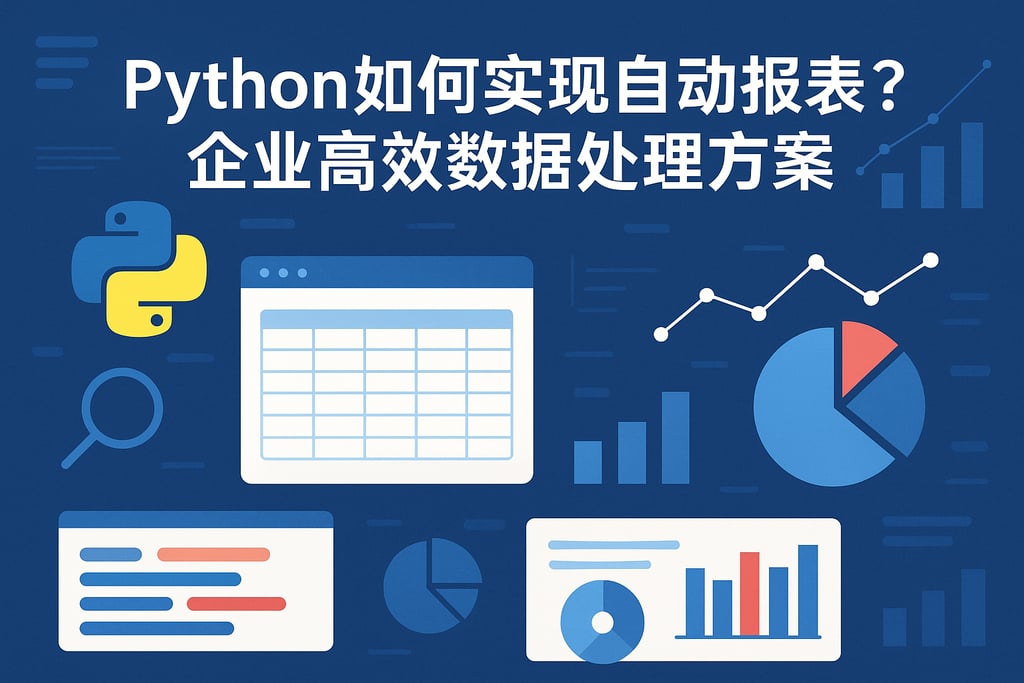 python如何实现自动报表？企业高效数据处理方案
