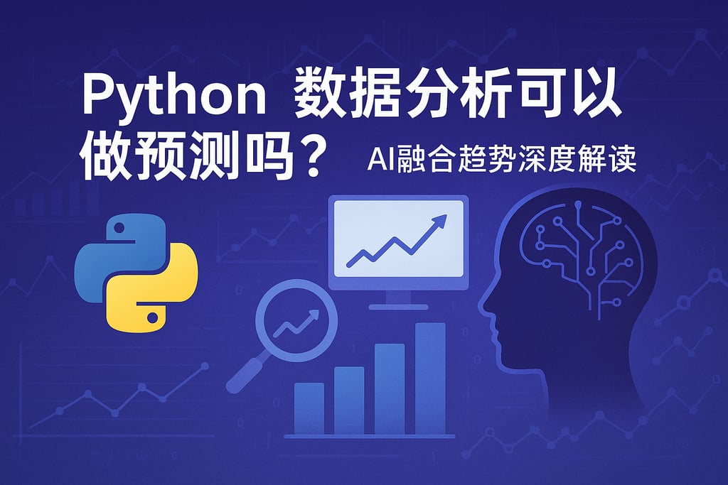 python数据分析可以做预测吗？AI融合趋势深度解读