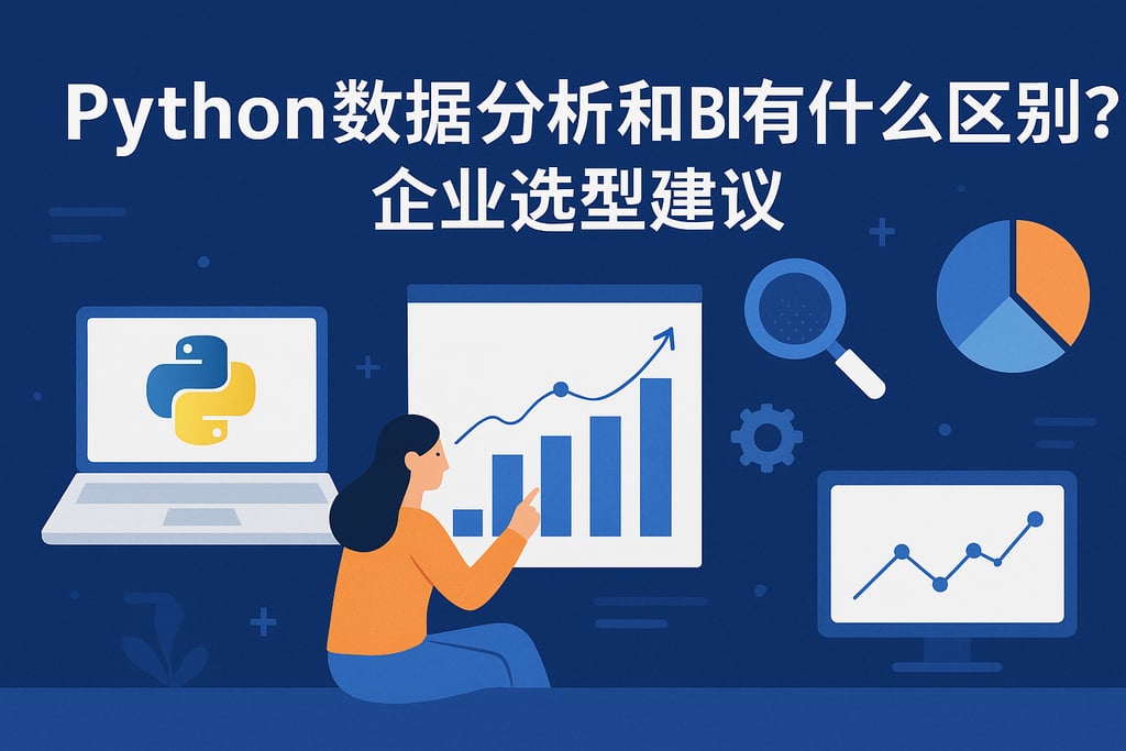 python数据分析和BI有什么区别？企业选型建议