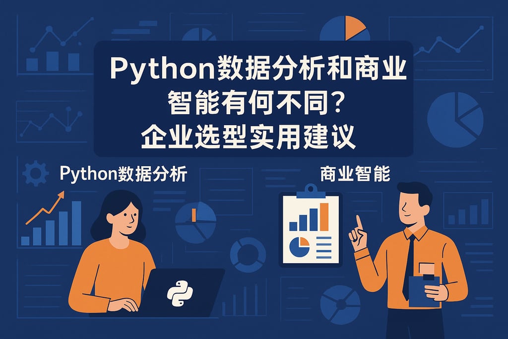 python数据分析和商业智能有何不同？企业选型实用建议