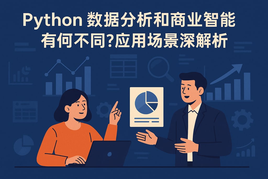 python数据分析和商业智能有何不同？应用场景深度解析